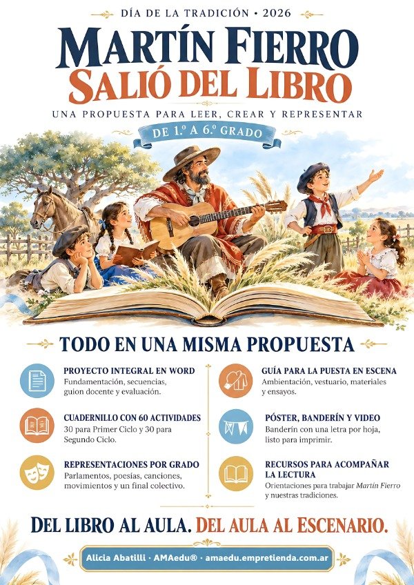 Producto - Pack MARTÍN FIERRO 2026 - La tradición salió del libro