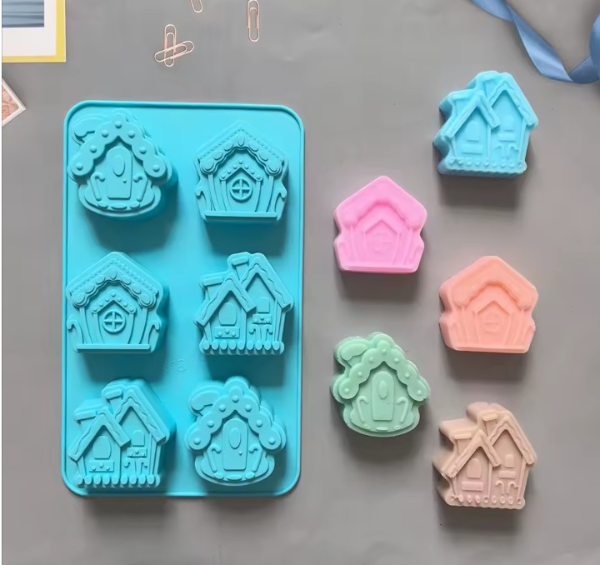 Producto - Molde casa por 6