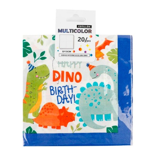 Producto - servilleta dinosaurio kawait x 20 un