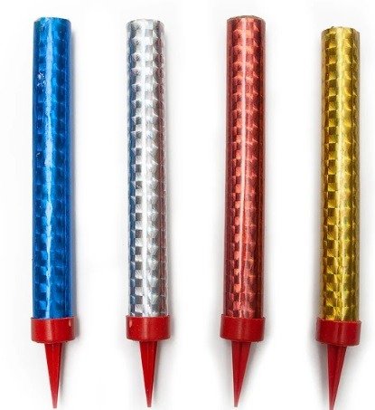 Producto - Bengala Holográfica 12cm x4 u.