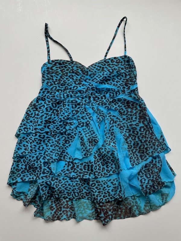 Producto - top blue animal print - 0
