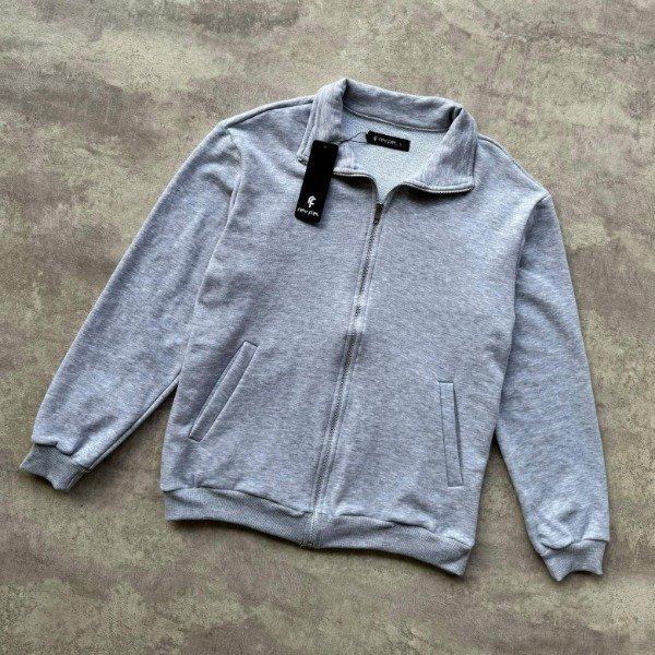 Producto - CAMPERA CUELLO ALTO GRIS