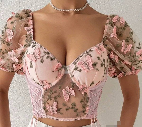 Producto - LINEA TAHI Blusa corset mariposa
