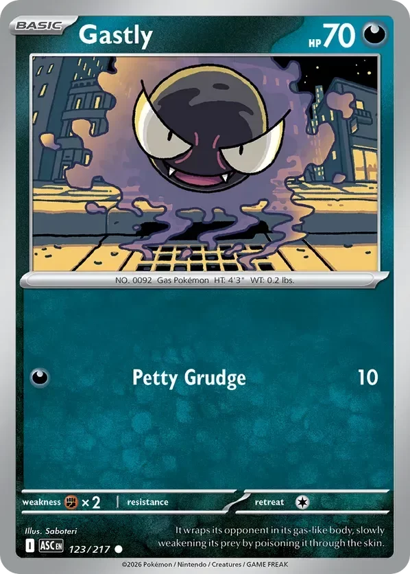 Producto - Gastly 123/217 Ascended Heroes