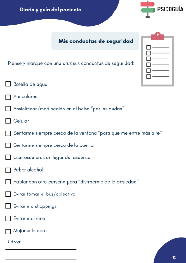 Producto - Ataques de pánico + Diario para el paciente - 4