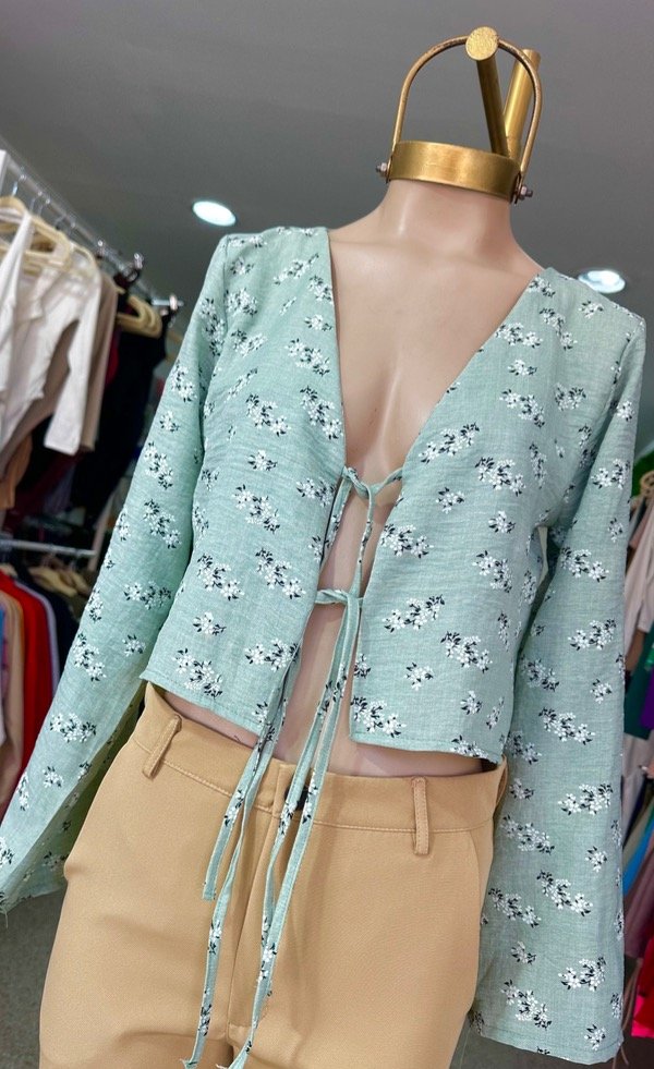 Producto - BLUSA P ATAR M LARGA VERDE