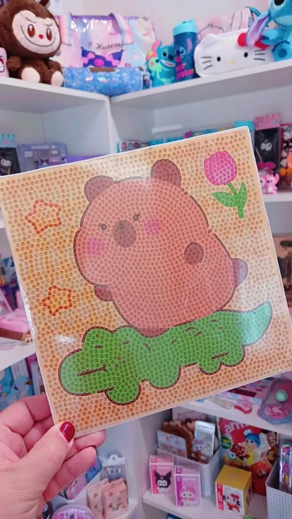 Producto - Diamond Capybara 20 x 20 cm