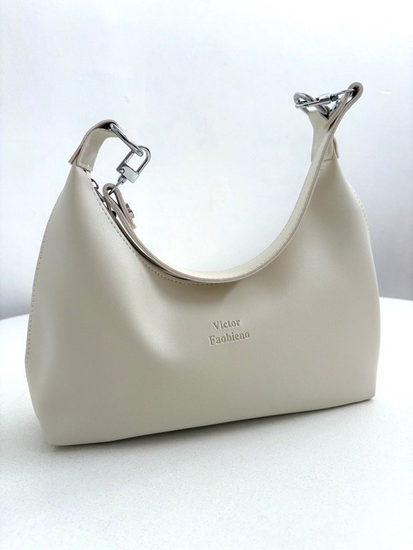 Producto - Mini Bag Crema Doble Correa 16x28x9cm