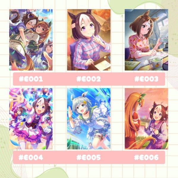 Producto - Umamusume Pretty Derby 2 // Postales holográficas - 5