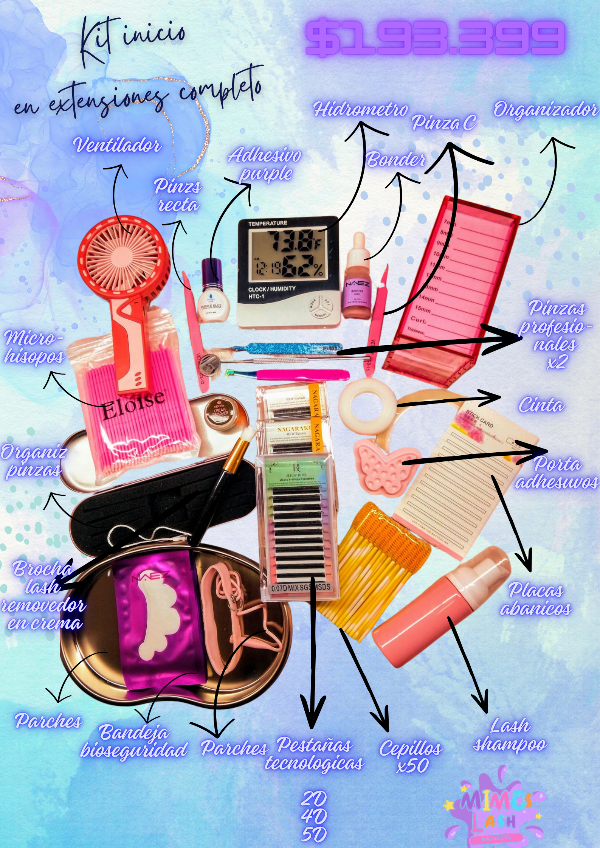 Producto - Kit inicio en extensiones completo