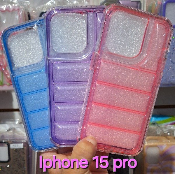 Producto - Fundas puffer reforzadas premium. IPhone 15 pro