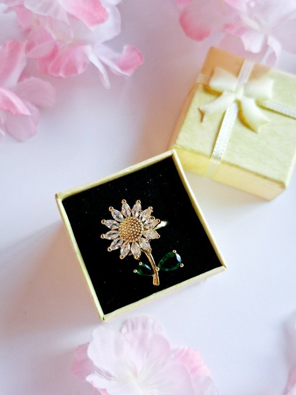 Producto - Anillo girasol (giratorio)