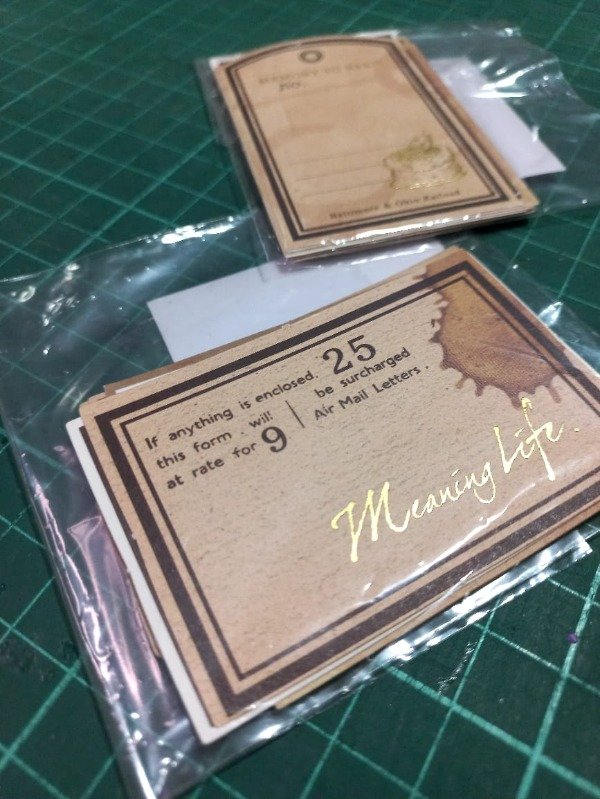 Producto - Set de mini tags manuscritos antiguos x10