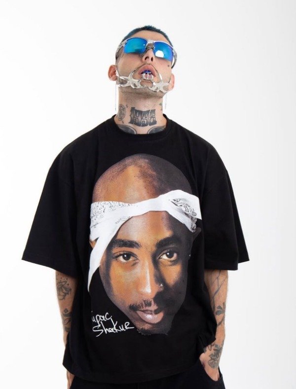 Camiseta oversize Shakur — imagen 4