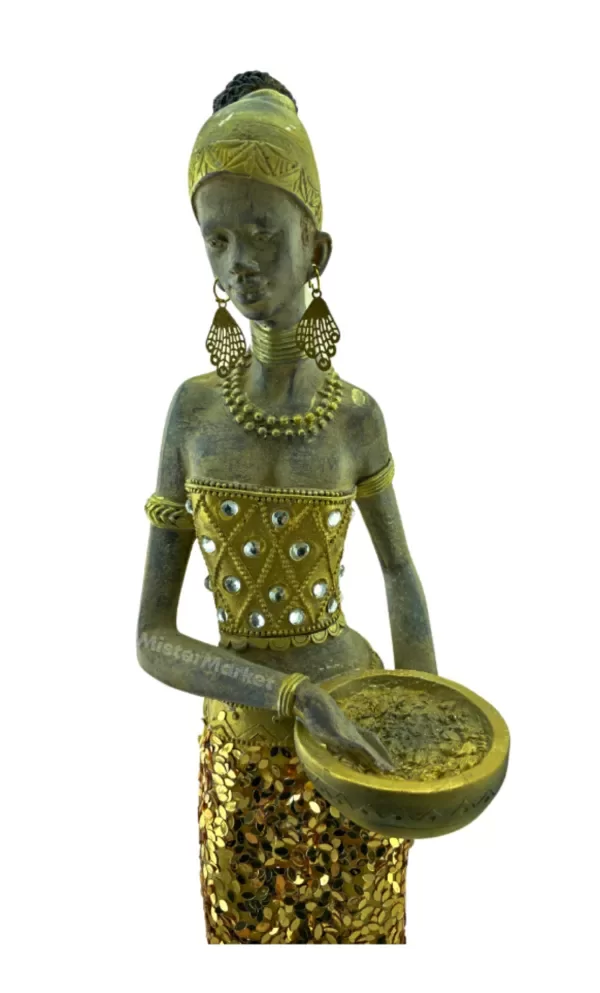 Producto - Africana vestido Dorado - 1