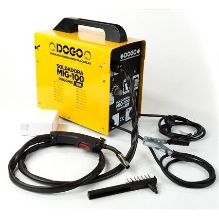 Producto - SOLDADORA MMA - ALAMBRE FLOX - 100AMP C/TORCHA [DOG50009]