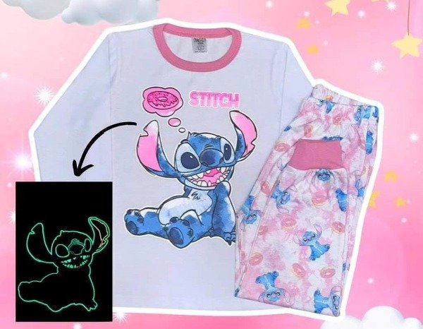 Producto - Pijama Stich (Brilla en la oscuridad)