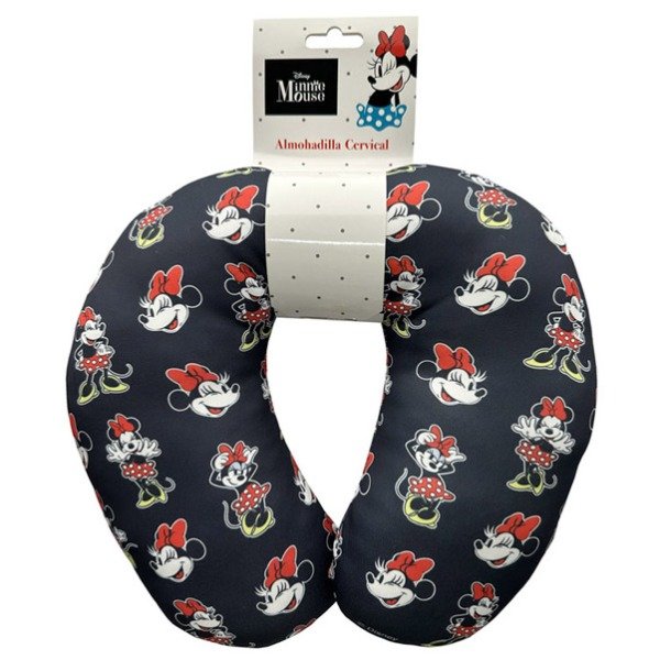 Producto - ALMOHADON MINNIE PARA VIAJE CUELLO ADULTO 30X30CM DISNEY CC-007