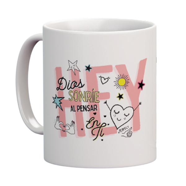 Producto - Taza Mug De Loza "J" - TZA-M28 (X1 UNIDAD)
