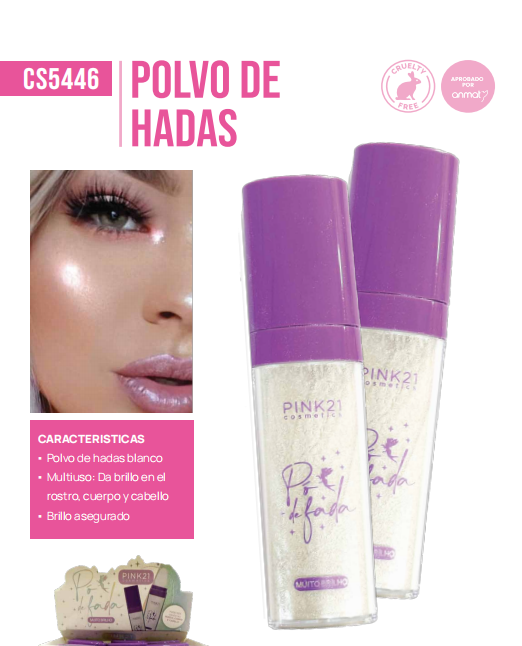 Producto - Iluminador Polvo de hadas Pink 21