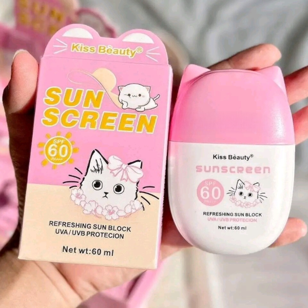 Producto - Protector solar SPF60 PA+++ Gatito - Kiss Beauty