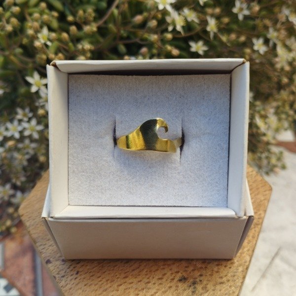 Producto - Anillo Regulable Bronce Ola