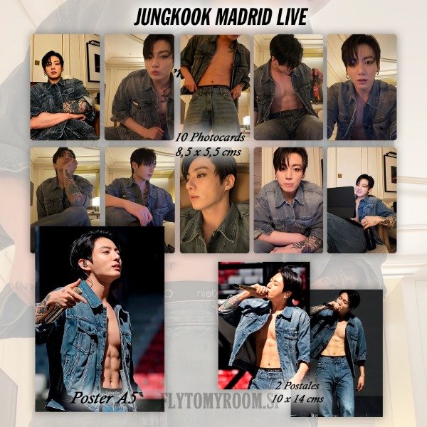 Producto - Set JUNGKOOK MADRID LIVE