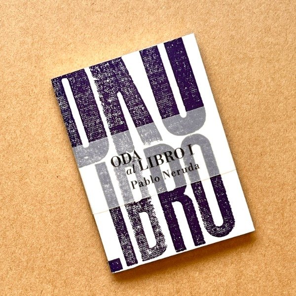 Producto - Oda al libro I  - Pablo Neruda por OtrasTintas