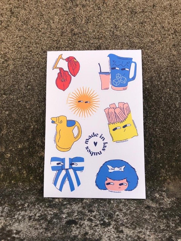 Producto - Plancha de Stickers - Argentina 1
