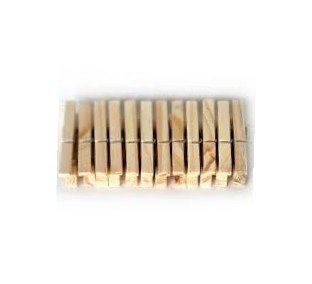 Producto - BROCHES DE MADERA P/ROPA x 12 Un (Cod: 2281)