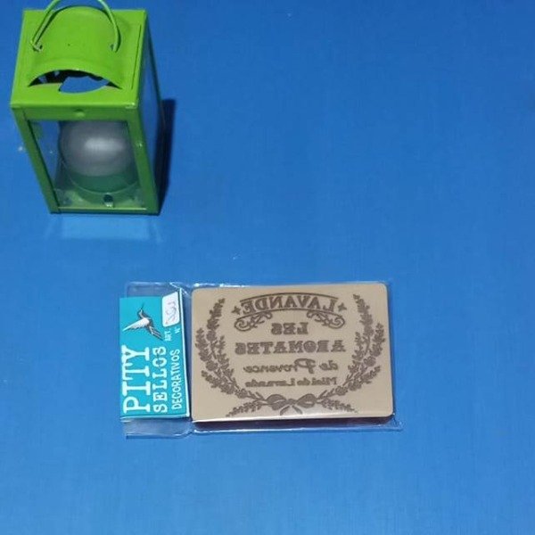 Producto - Sello bajo relieve LAVANDE (7x9 cm)
