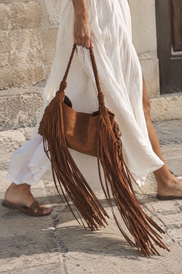 Producto - Cartera Tropilla Gamuza - 0