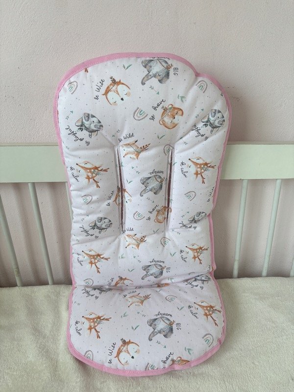 Producto - Colchon de coche zorritos rosa