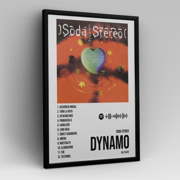 Producto - Cuadro Álbum Soda Stereo Dynamo