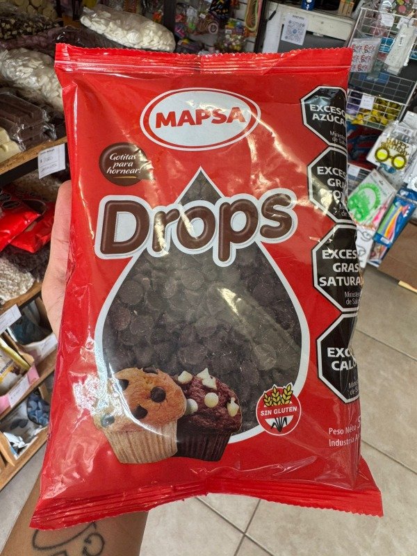 Producto - Chips de chocolate mapsa semiamargo x 500 gr