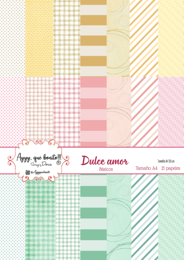 Producto - Dulce Amor. Básicos. Impreso