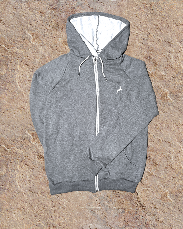 Producto - Campera Lisa Algodón Invierno - Gris