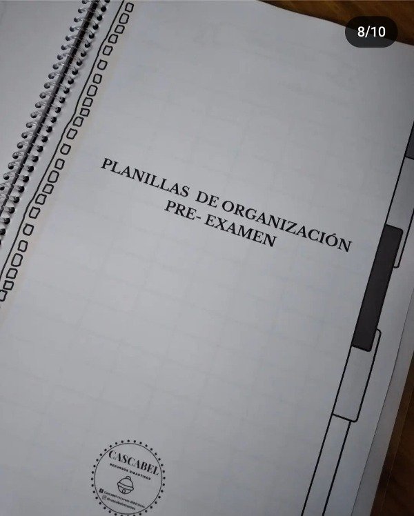 Producto - Organizador de estudio