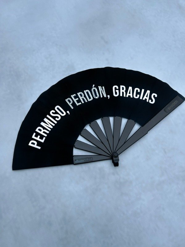Producto - ABANICO PERMISO, PERDÓN, GRACIAS