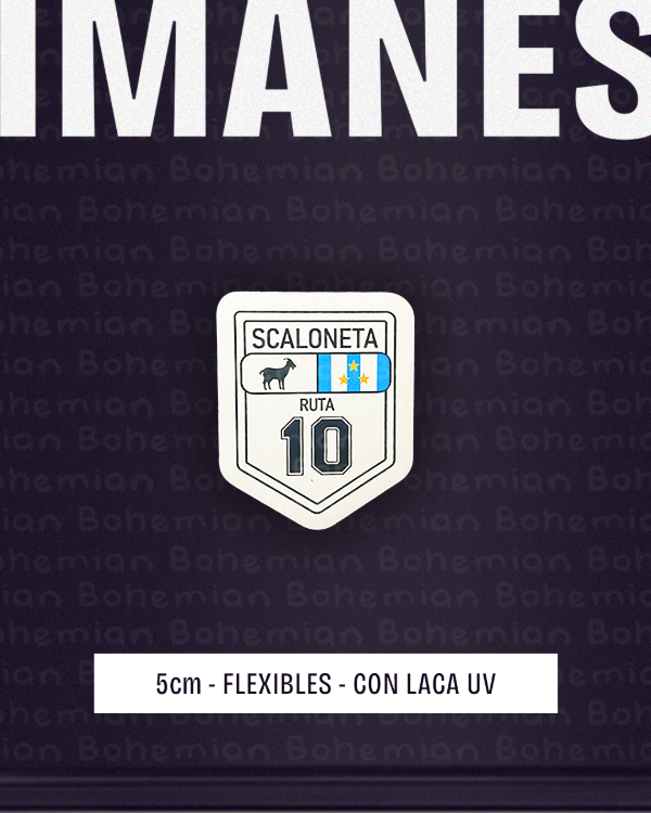 Producto - Iman SCALONETA RUTA 40 con LACA UV - Selección Argentina