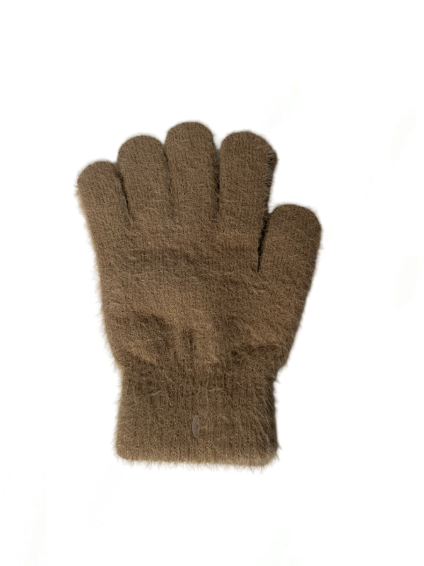 Producto - Guantes simil angora chocolate