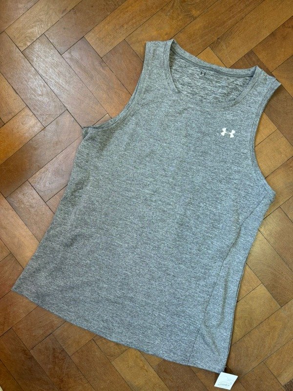 Producto - MUSCULOSA DE LYCRA GRIS MELANGE