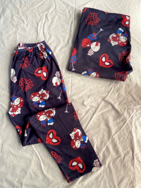 Producto - Pijama Spiderman y Kitty de media estación - 0
