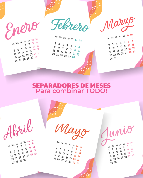 Producto - SEPARADORES MESES