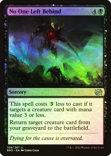 Producto - No One Left Behind (Foil)