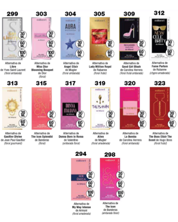 Producto - Alternativas Femeninas de 60ml. Millanel - 6