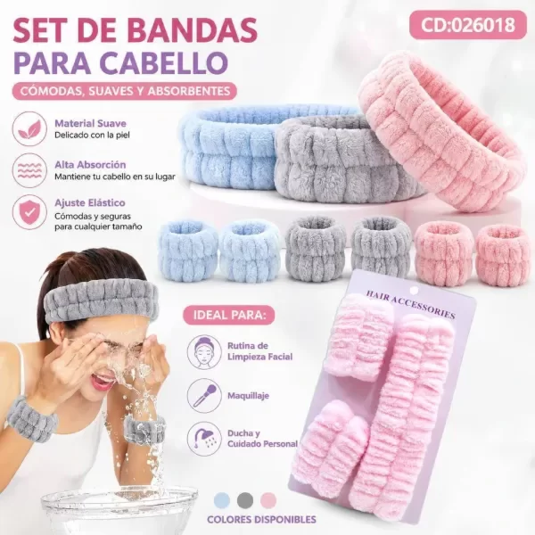 Producto - vincha + muñequera