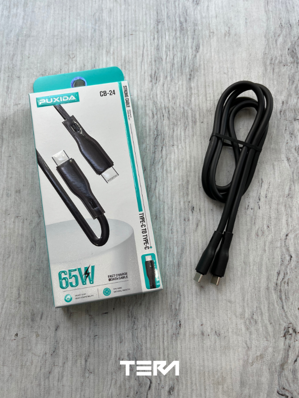 Producto - Cable Puxida CB-24 Carga Rápida Tipo C a C 65W