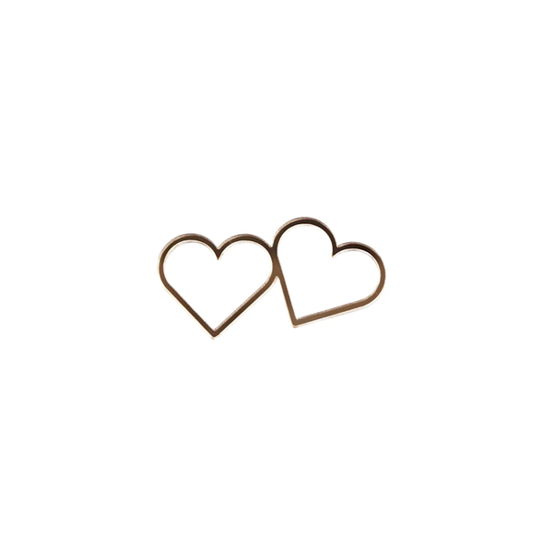 Producto - Cake Topper Frontal Dos Corazones