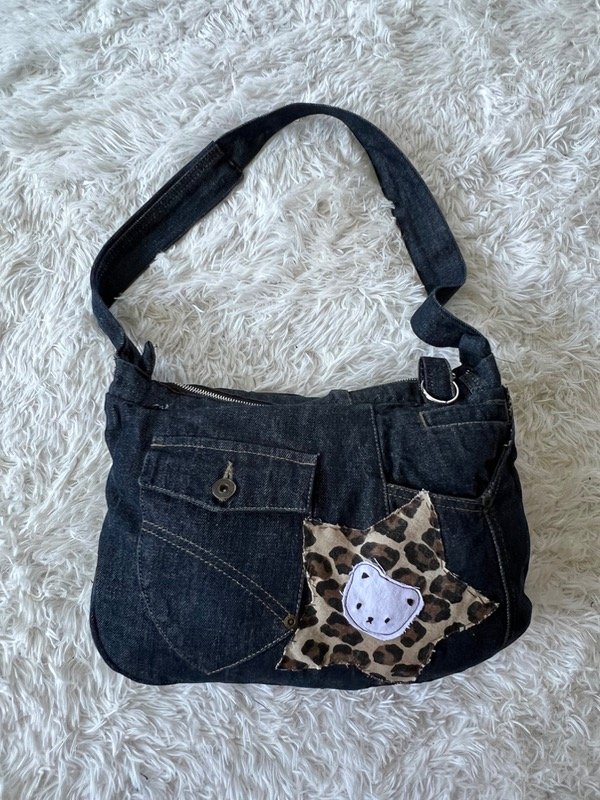 Bag jeans y2k teddy star